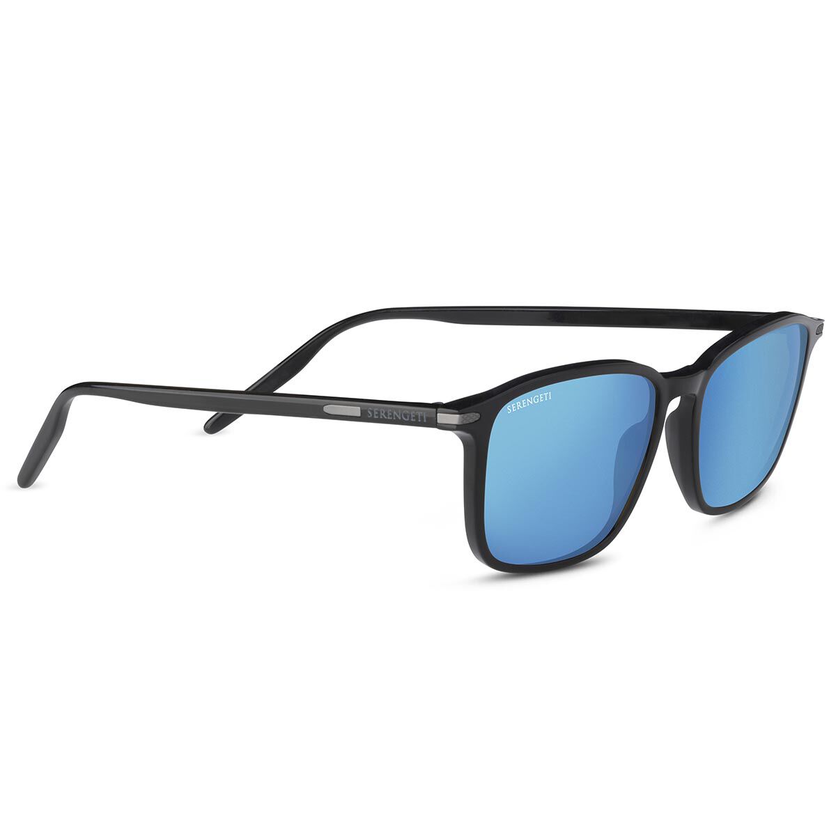 LENWOOD, Shiny Black-Mineral Polarized 555nm Blue Cat 2 to 3, hi-res image number null